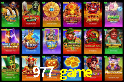 Interface do App 977 game